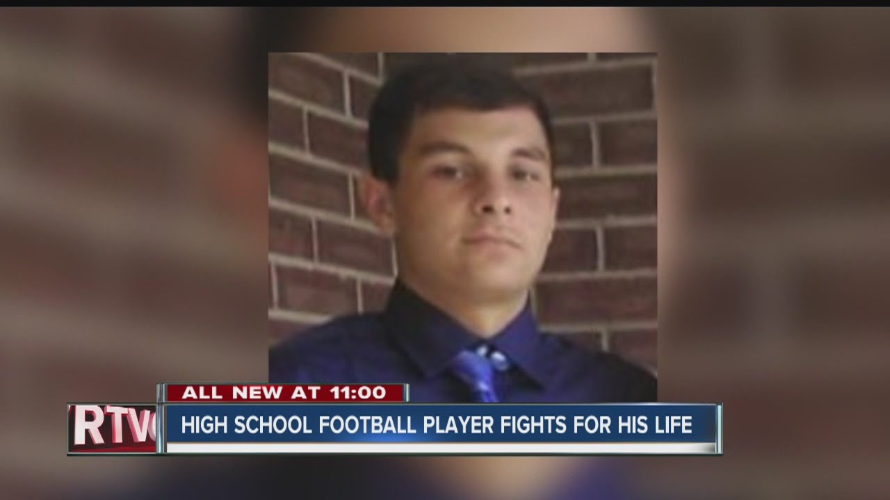 Brownsburg High School football player fights for his life - YouTube
