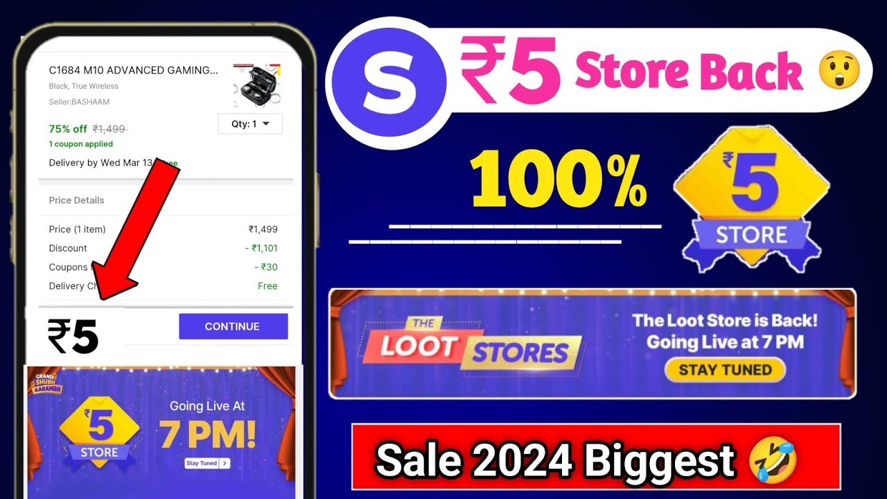 Shopsy ₹5 LOOT Store Back 🤫 ₹5 Rupee Store Live order trick ✅ Shopsy ₹5 sale today 