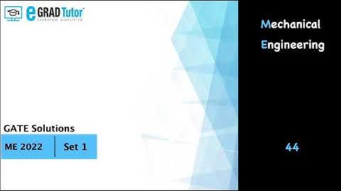 GATE ME 2022 Set 1 Solutions | Q44 | Consider steady, one-dimensional compressible flow of a gas...