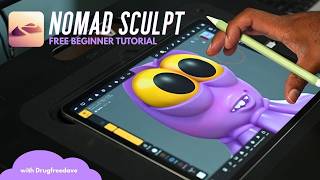 Nomad Sculpt Free Beginner Tutorial with Drugfreedave ✍🏾