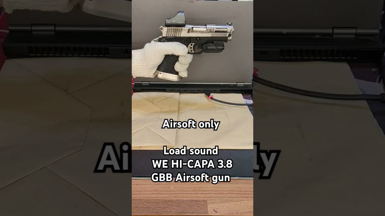 Airsoft Load sound WE HI-CAPA 3.8 GBB Airsoft gun 