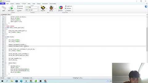 Sử dụng ngắt timer để quét 8 led 7 đoạn hiển thị nhiệt độ đo.