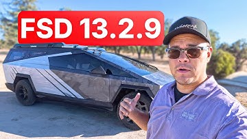 Cybertruck FSD 13.2.9 on Mountainous Roads