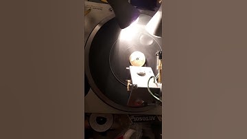 Vinyl Record Lathe - video test