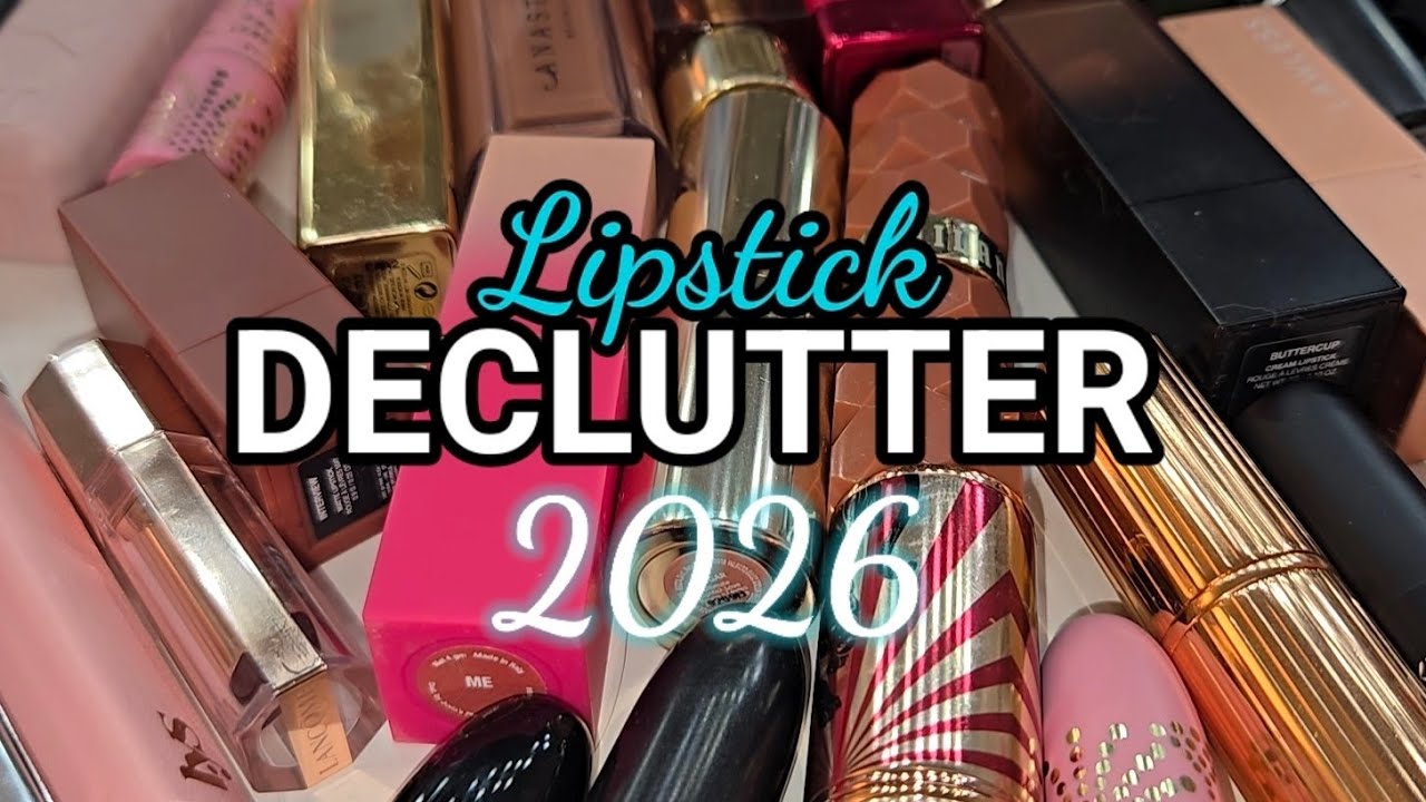 Расхламление с помадой 2026... Так много нюдовых оттенков