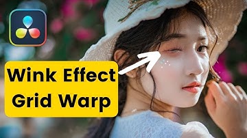 Wink Effect using Grid Warp in Davinci Resolve
