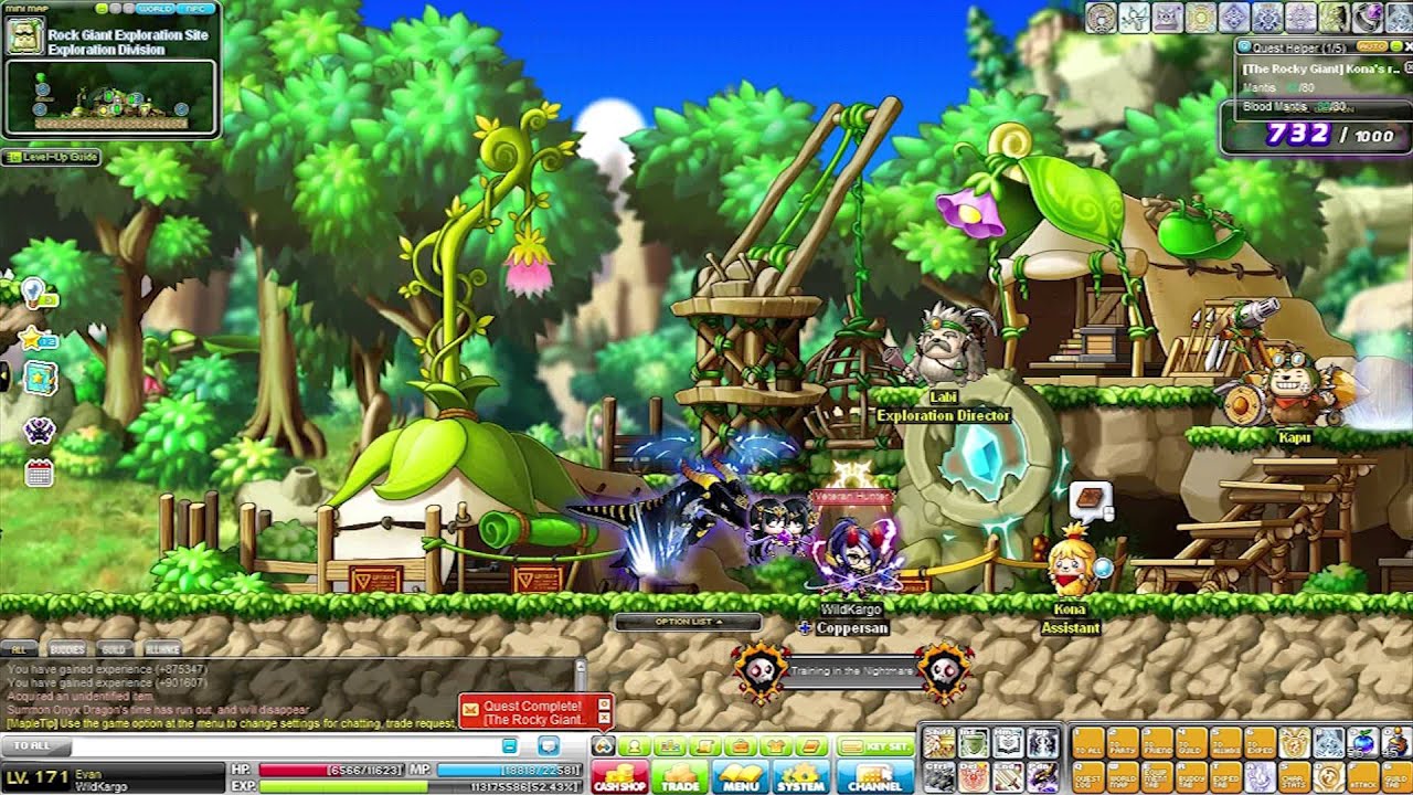 MapleStory Europe V.99 Review - soul weapons and more