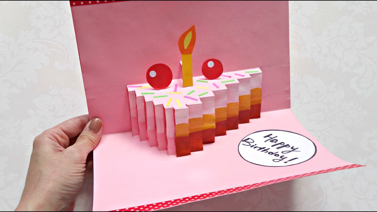 Diy Pop Up Card Birthday Cake | Pop-Up Card Tutorial | Maison Zizou -  Youtube
