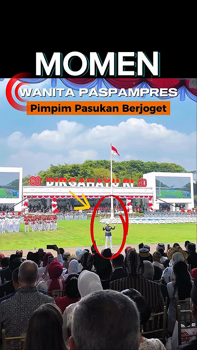 WOMEN OF THE PRESIDENTIAL SECURITY LEAD THE TROOPS DANCE #paspampres #istanamerdeka #womenpaspampres