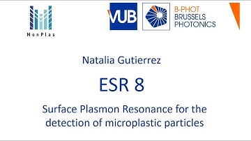 ER8 Surface plasmon resonance for microplastics detection MONPLAS H2020