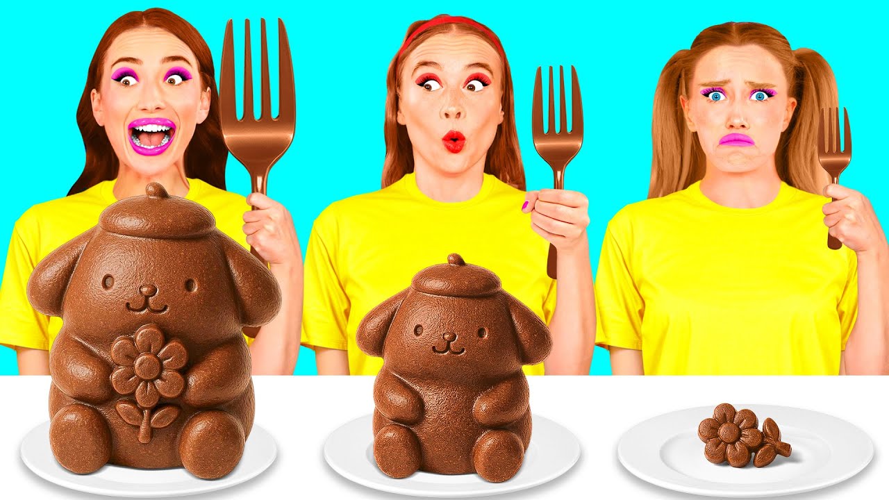 Большая, Средняя или Маленькая Тарелка Челлендж | Забавная Кулинарная Битва от Fun Fun Challenge