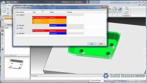 Solid Edge Top Tips - Feature Library Traditional Part