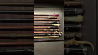 Harry Potter wand collection at universal studios