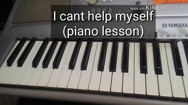 I Can't Help Myself Piano version - Piano performance video thumbnail