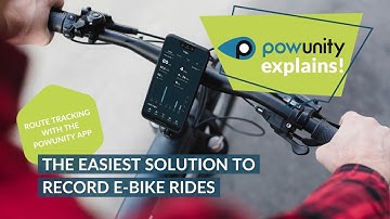 The easiest solution to record e-bike rides