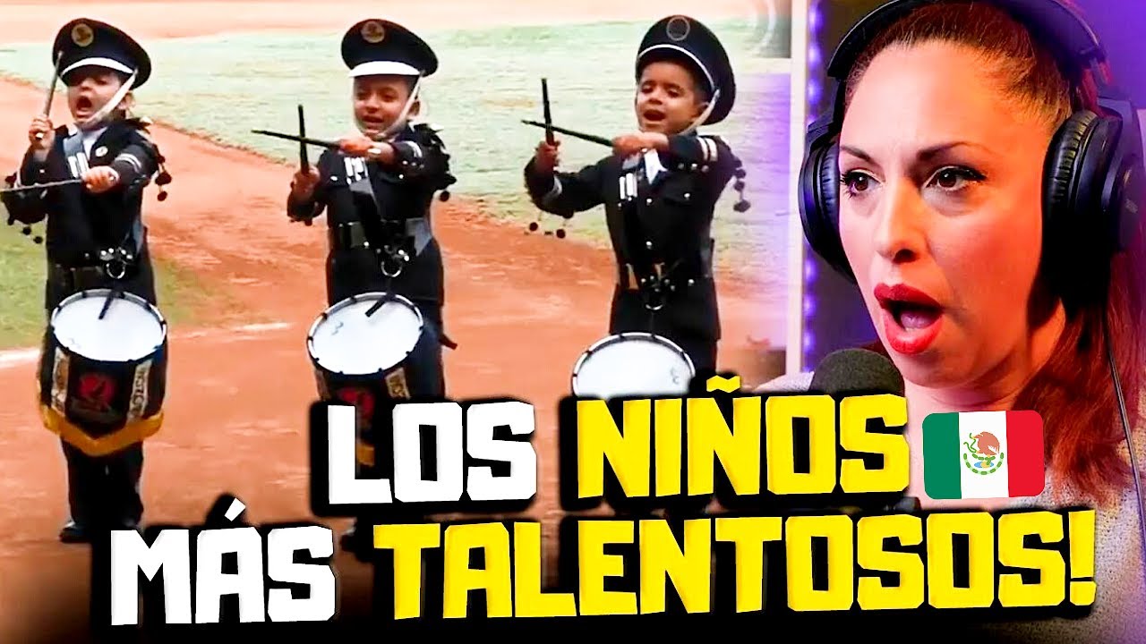 REACCIONANDO a la BANDA de GUERRA KINDER | Estos NIÑOS son INCREÍBLES!  CECI DOVER