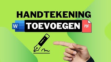 Hoe Voeg Je Snel Een Handtekening Toe Aan Een PDF (Zonder Extra Software!)