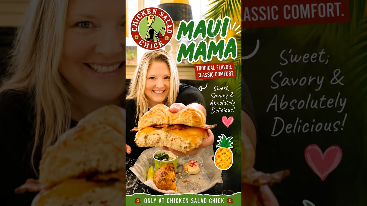 The Maui Mama Is BACK at Chicken Salad Chick! 🍍🔥🌴 #chickensaladchick #MauiMama #SweetHeat #foodie