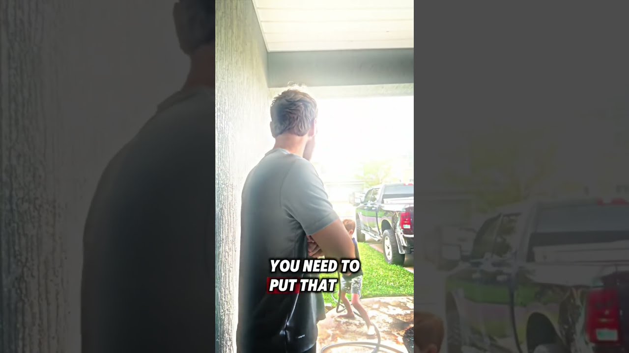 HOA President Gets Soaked Trying To Stop Kid S Fun 