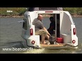 BoatVan Amphibienfahrzeug schwimmender Wohnwagen