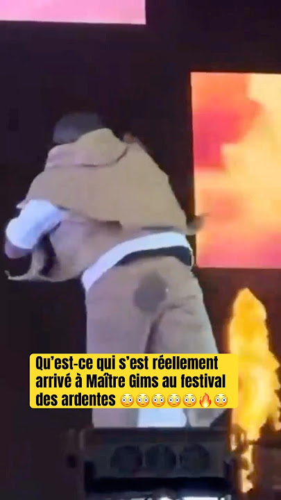 Qu’est-ce qui s’est réellement arrivé à Maître Gims au festival des ardentes