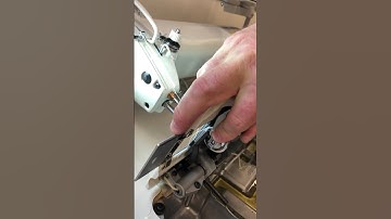 Adjust the height of the feed dog - Juki lock stitch machine