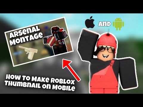 How To Make A Roblox Thumbnail On Mobile Ios Android Youtube - iphone roblox thumbnail