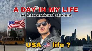 A DAY IN MY LIFE AS INTERNATIONAL STUDENT IN AMERICA  | MY LAST SEMESTER | STUDENT LIFE |