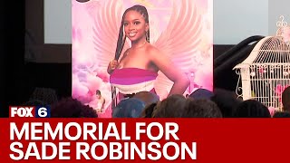 Sade Robinson: Public memorial celebrates Milwaukee woman&#39;s life | FOX6 News Milwaukee