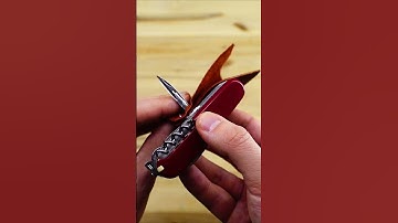 How to properly use an awl in Victorinox SAK