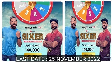 Amazon MiniTV Quiz Answers Today|11 November 2022 | Daily Quiz Time