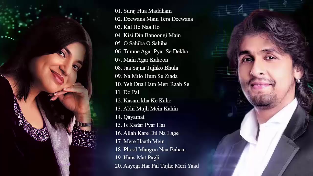 Alka Yagnik and Sonu Nigam Best Heart Touching Hindi Songs   Super Hit Couple Songs  Audio jukebox