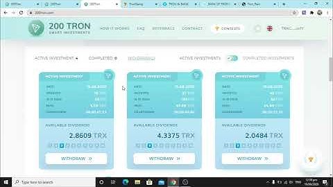 Tron Withdrawals HYIP