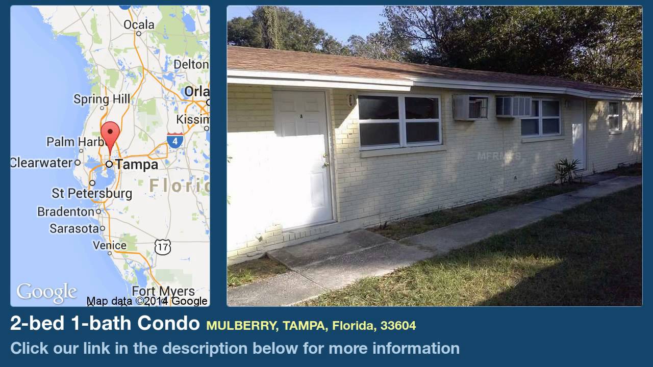 2bed 1bath Condo for Sale in Tampa, Florida on