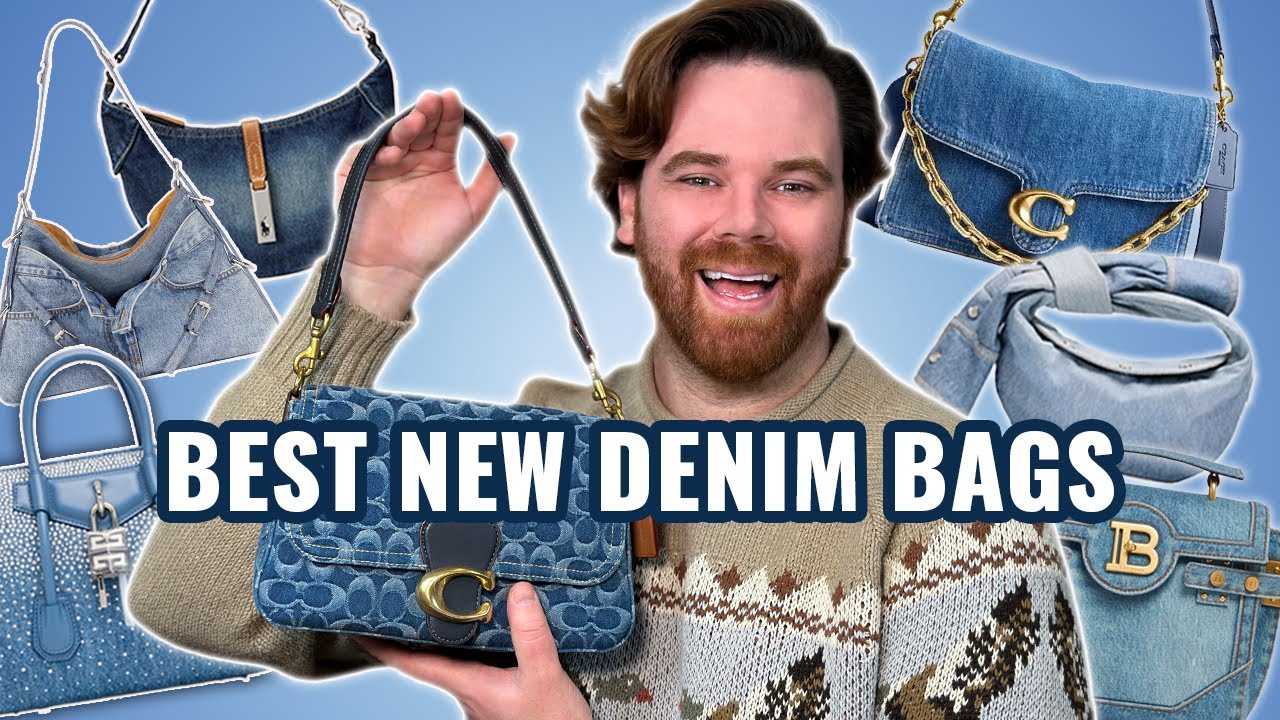 Luxury Denim Bags You NEED This Spring! Featuring: Coach, Bottega, Ralph Lauren and more!