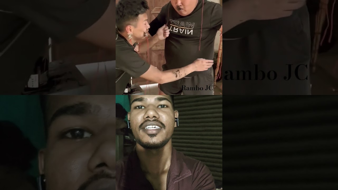 coconut shell powder challenge 🤣 