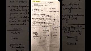 DYING DECLARATION AND DEPOSITION Forensic medicine #mbbsnotes #mbbs