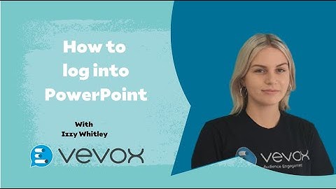 How to log in & connect your Vevox Session in PowerPoint