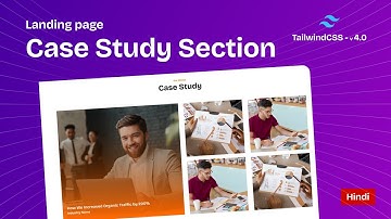 Case Study Grid Layout HTML | Figma to Tailwind CSS Tutorial Hindi