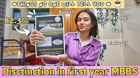 *𝐑𝐞𝐚𝐥𝐢𝐬𝐭𝐢𝐜💟* How I got distinction in first year mbbs⚕️📚 | What books to read?📔 | How to pass?