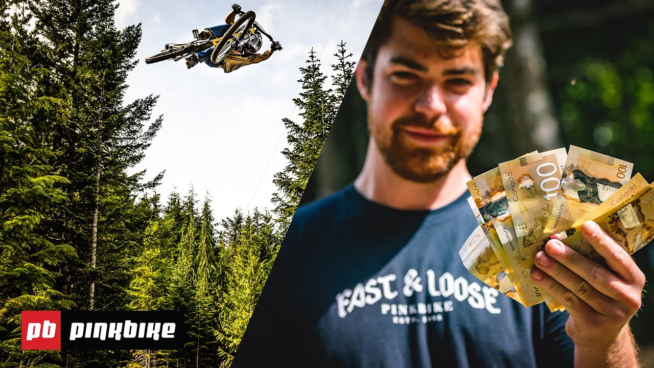 Whistler High Jump Contest with Pro Mountain Bikers