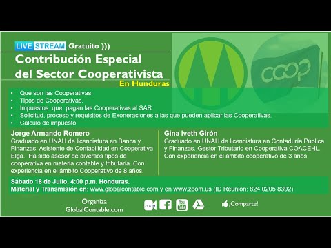 Contribución Especial al Sector Cooperativas Honduras