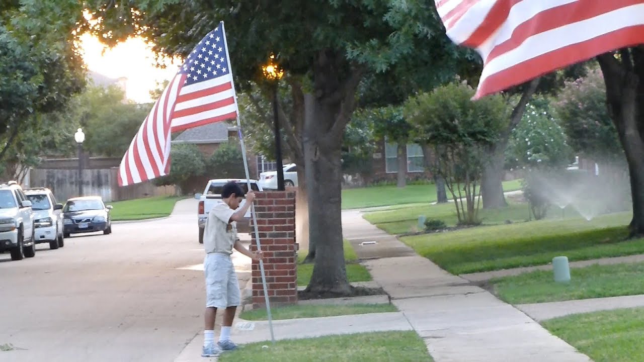 Flag Duty How To Putting Flags Out YouTube