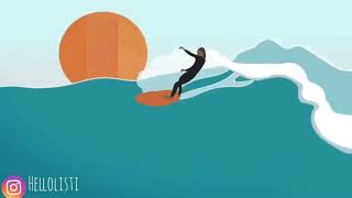 Status whatsapp surfing Pantai ( Video Musik )