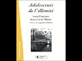 Ref:XtGF0N96s1w Adolescents de l'illimit - anas pourtau, marie-ccile marty