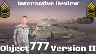 OBJ 777 V2 Interactive Review, World of Tanks Console Modern Armor.