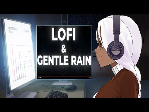 【24/7 Cozy LOFI HIP HOP & Gentle Rain】beats to sleep/relax/study to