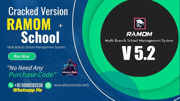 Cracked | Ramom School v5.3- Multi Branch School Management System | No Purchase code | Codecanyon