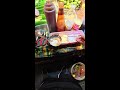Live broadcast of street food specialties and fruit delicacies