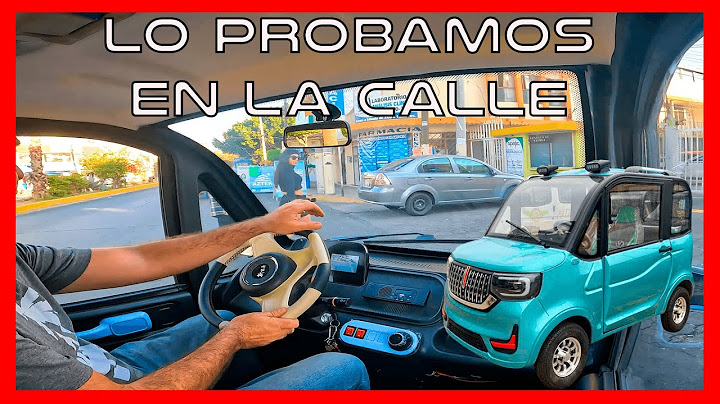 PROBAMOS EN LA CALLE EL CARRO ELECTRICO BANZAI